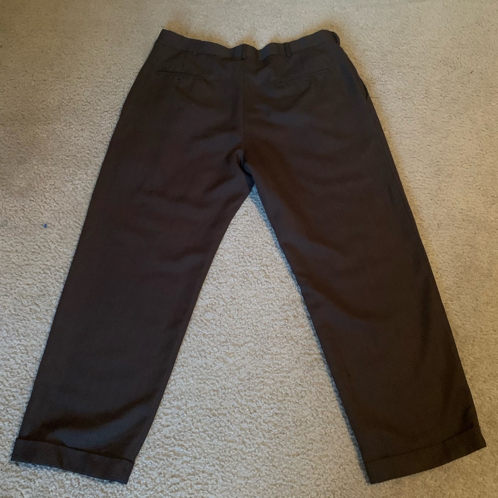 Mens dark brown dress pants